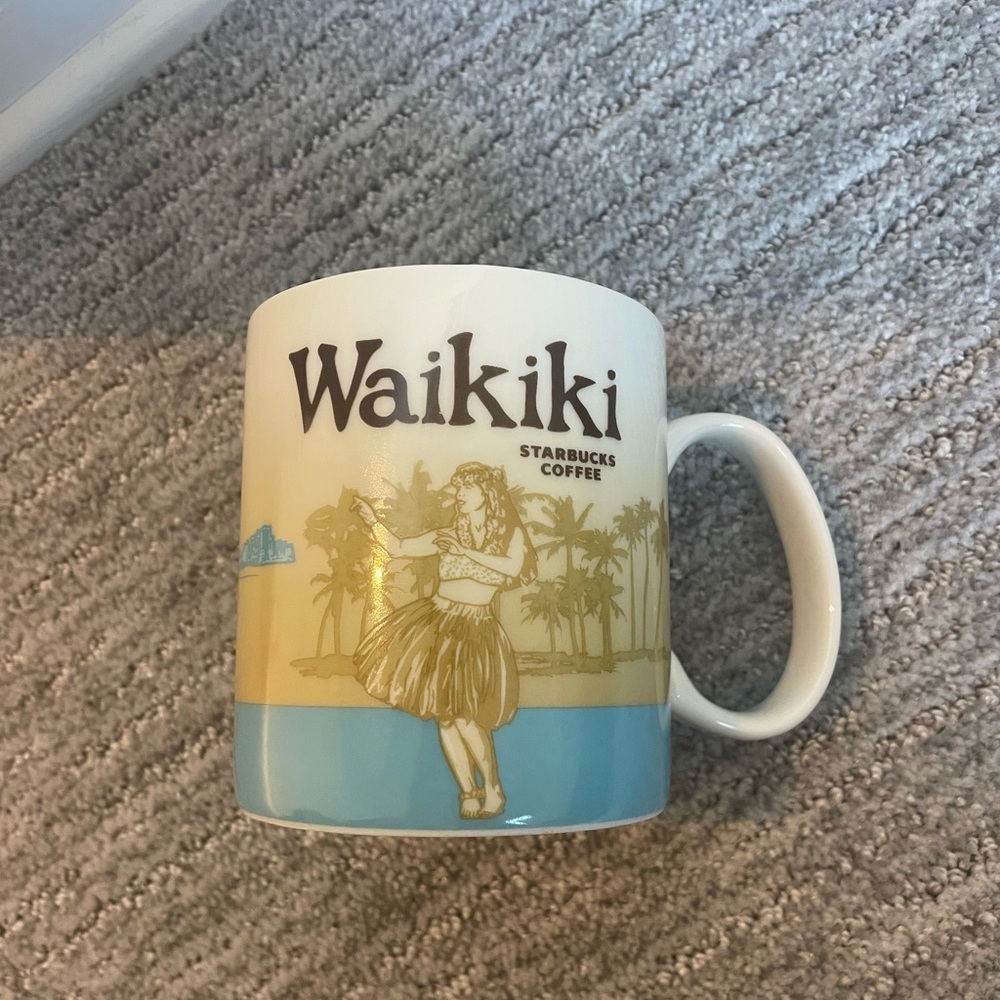 Starbucks. You Are Here Collection. 2011 Waikiki Ceramic Mug 16floz.